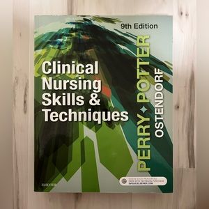 Nursing Textbook - Clinical Nursing Skills & Techniques (9th ed)